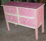 bone furniture | console table with drawers