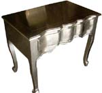 White Metal Console Table