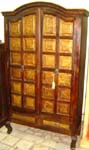 wooden wine racks, candle stands
