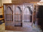 wooden cart bench from India